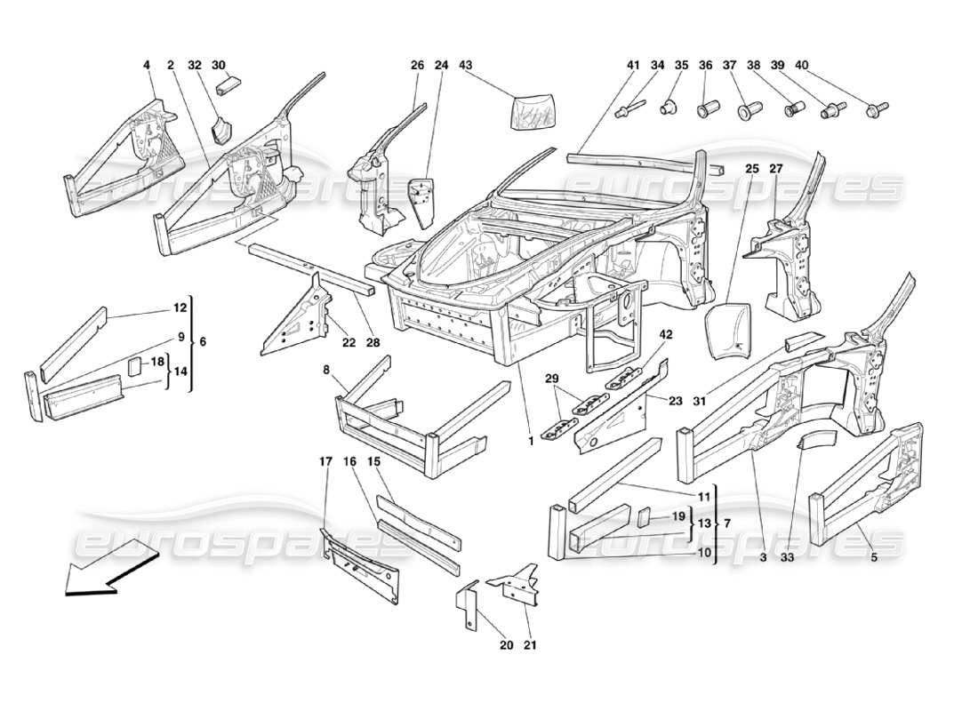 part diagram containing part number 166215