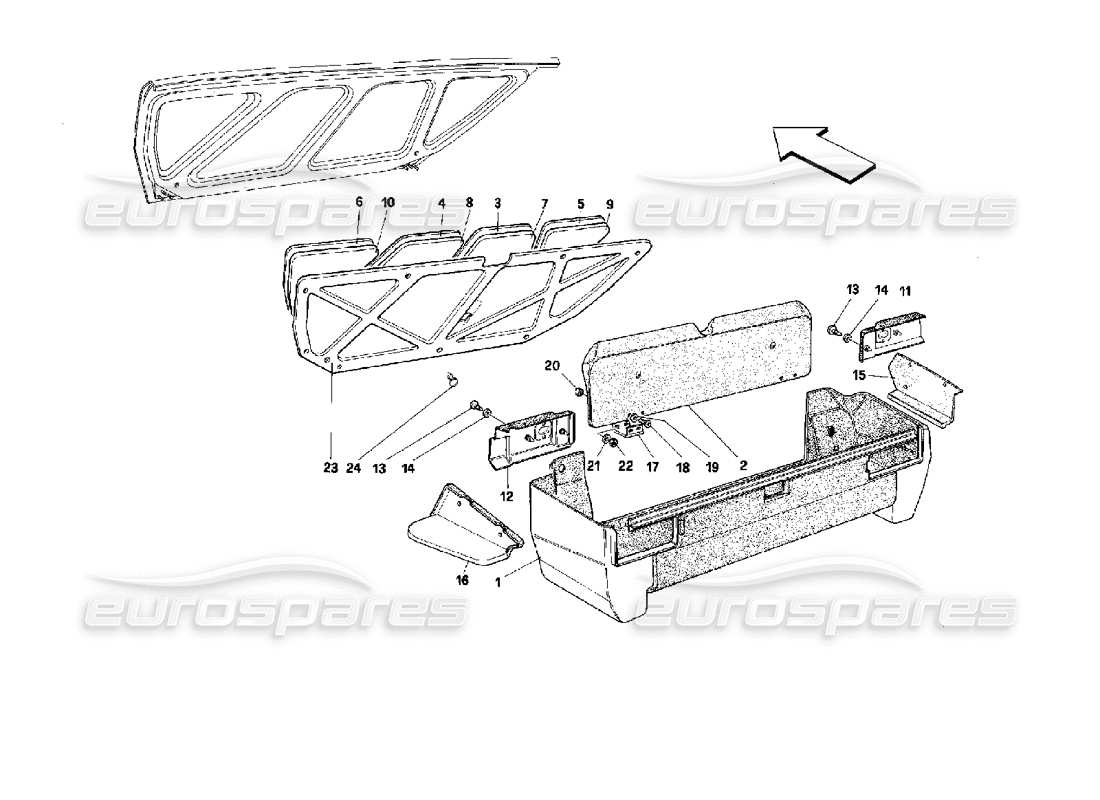 part diagram containing part number 62681700