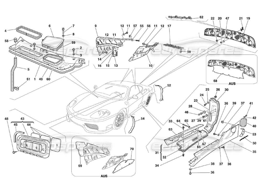 part diagram containing part number 64858800