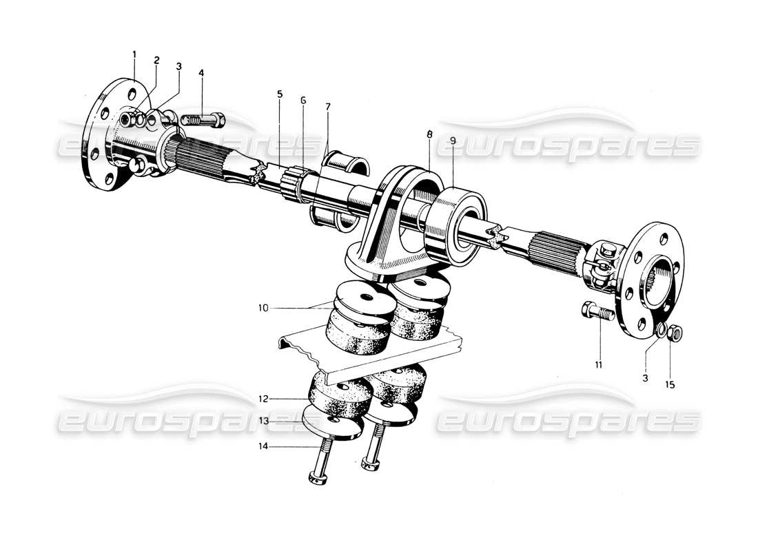 part diagram containing part number bn 25 x 15