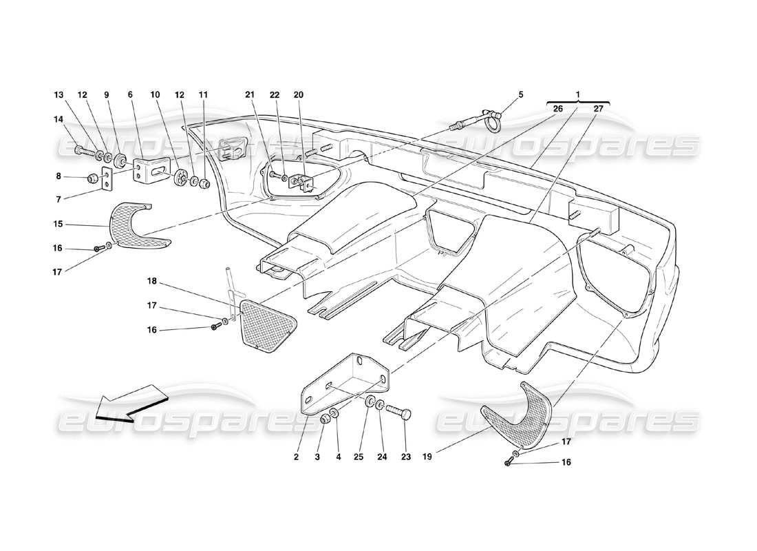 part diagram containing part number 65251710