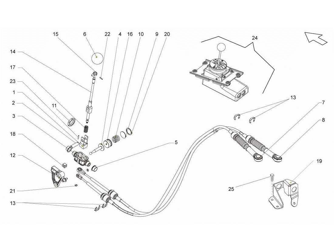 lamborghini gallardo lp560-4s update manual transmission controls part diagram