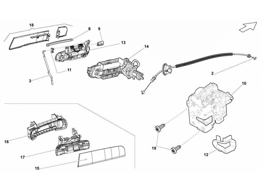 lamborghini gallardo sts ii sc doors parts diagram