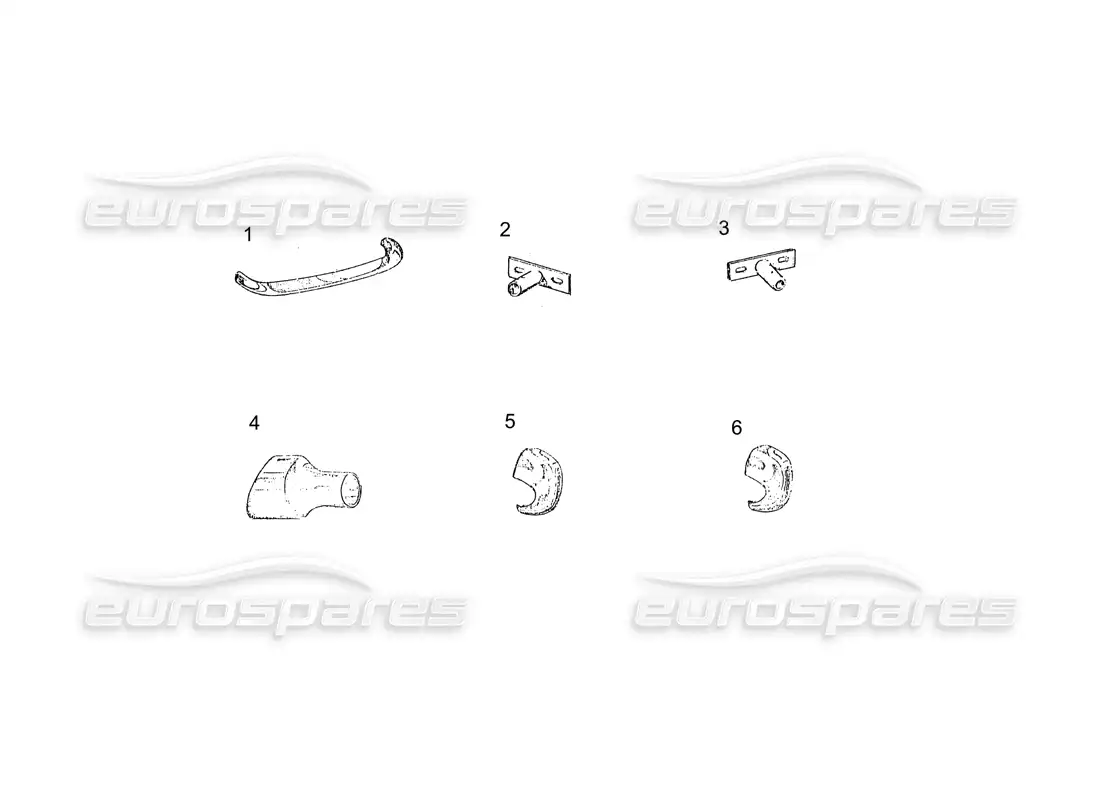 ferrari 250 gt (coachwork) front bumper parts diagram