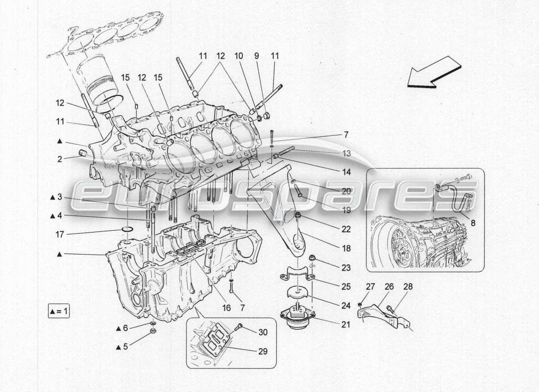 maserati grancabrio mc centenario engine parts diagram