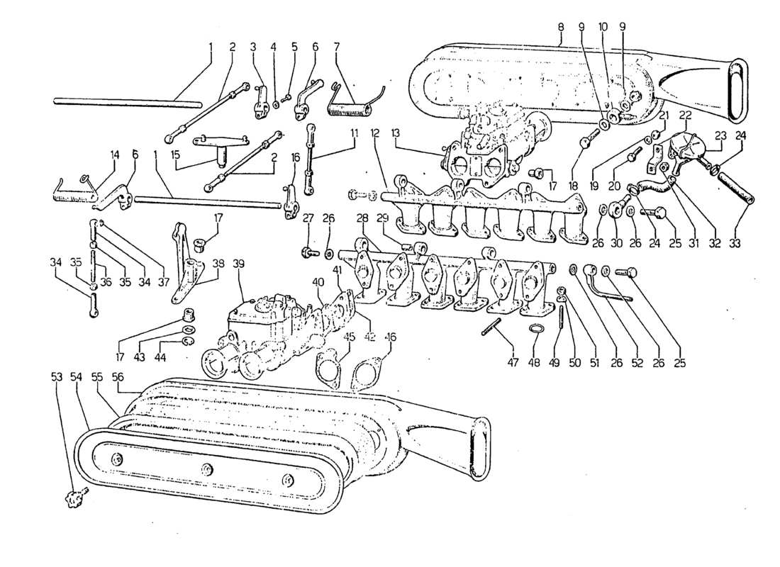 lamborghini jarama diet parts diagram
