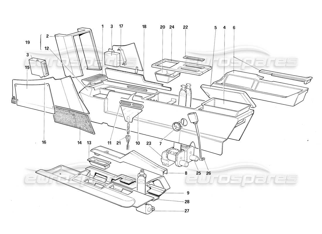 part diagram containing part number 61552000