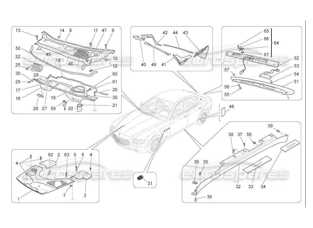 part diagram containing part number 67570500