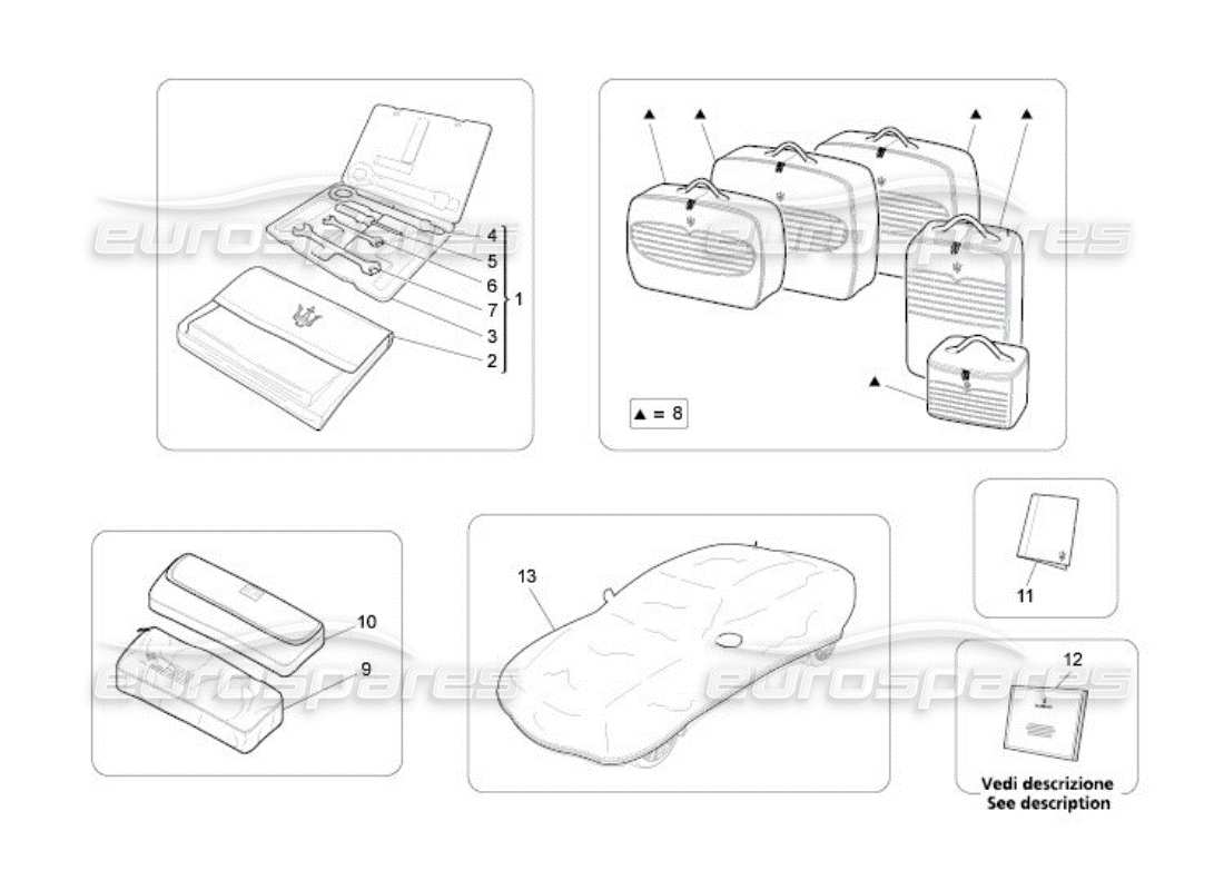 part diagram containing part number 67827300