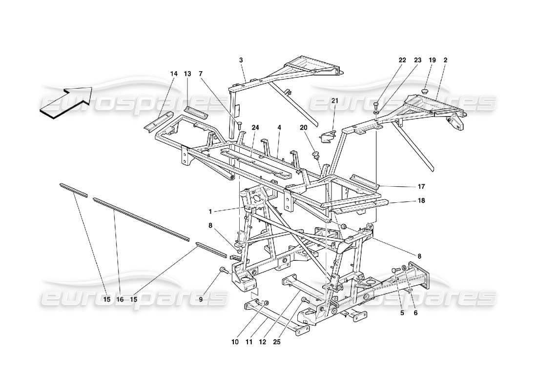 part diagram containing part number 65098200