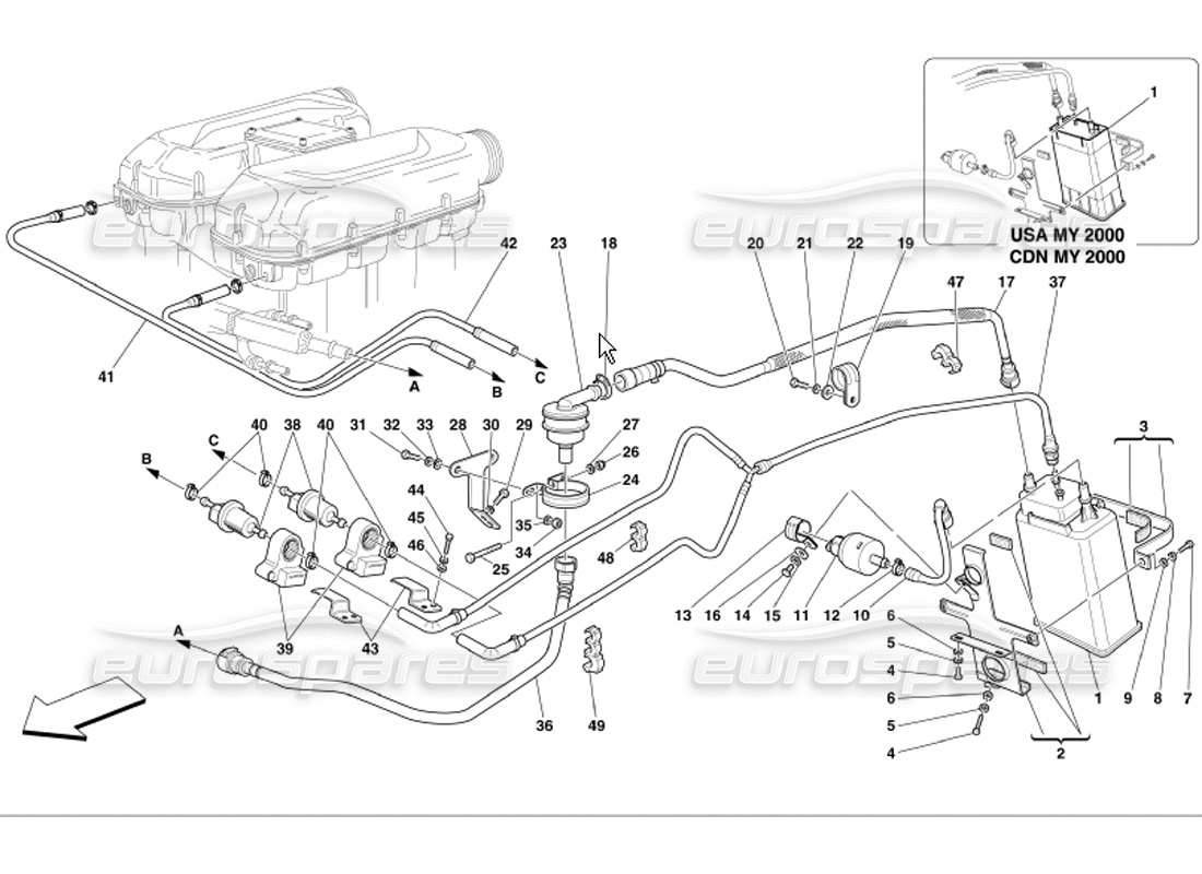 part diagram containing part number 178534