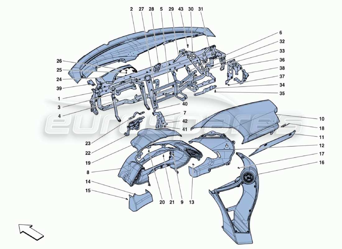 part diagram containing part number 89040700