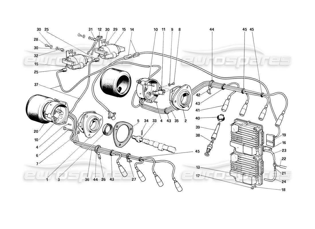 part diagram containing part number fht018