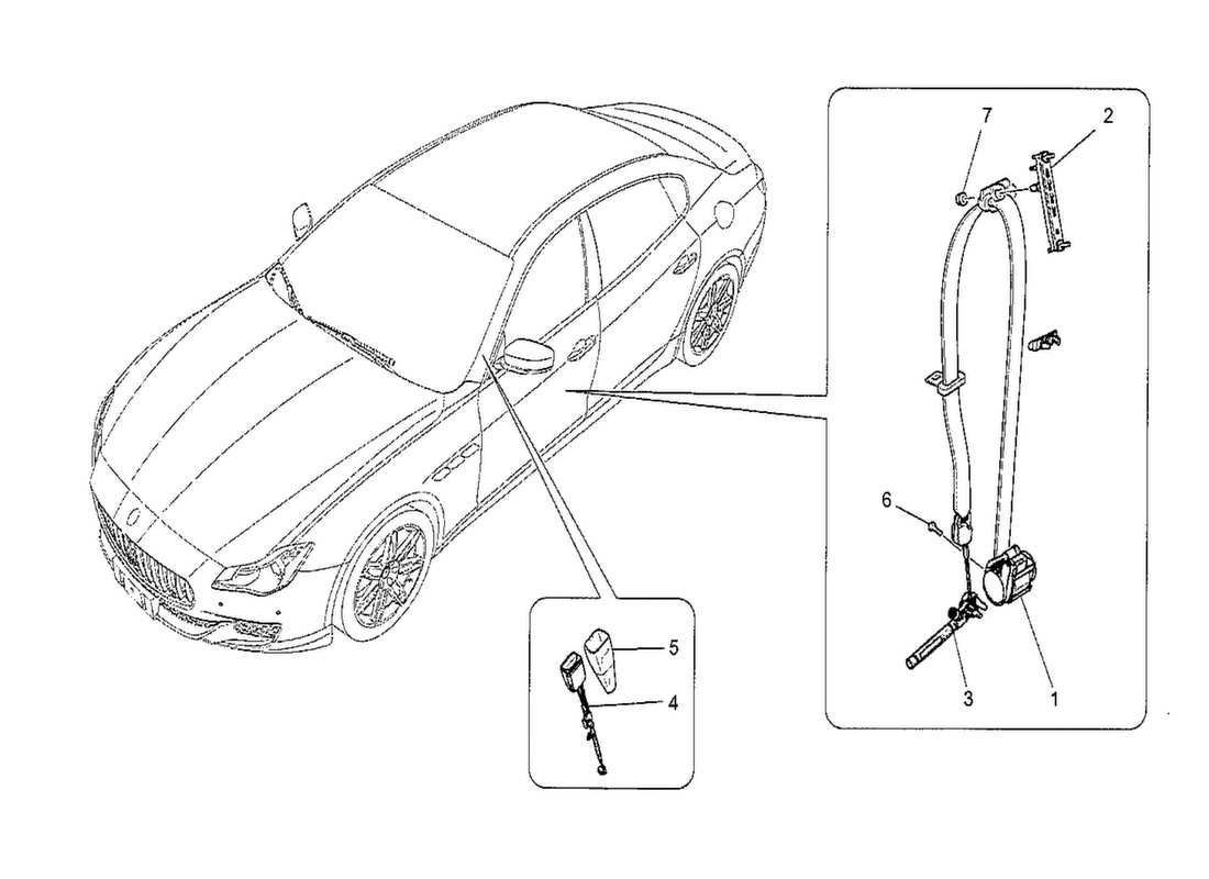 a part diagram from the maserati qtp. v8 3.8 530bhp 2014 parts catalogue