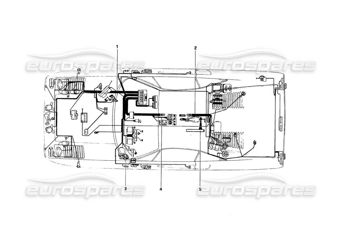 a part diagram from the ferrari 308 parts catalogue