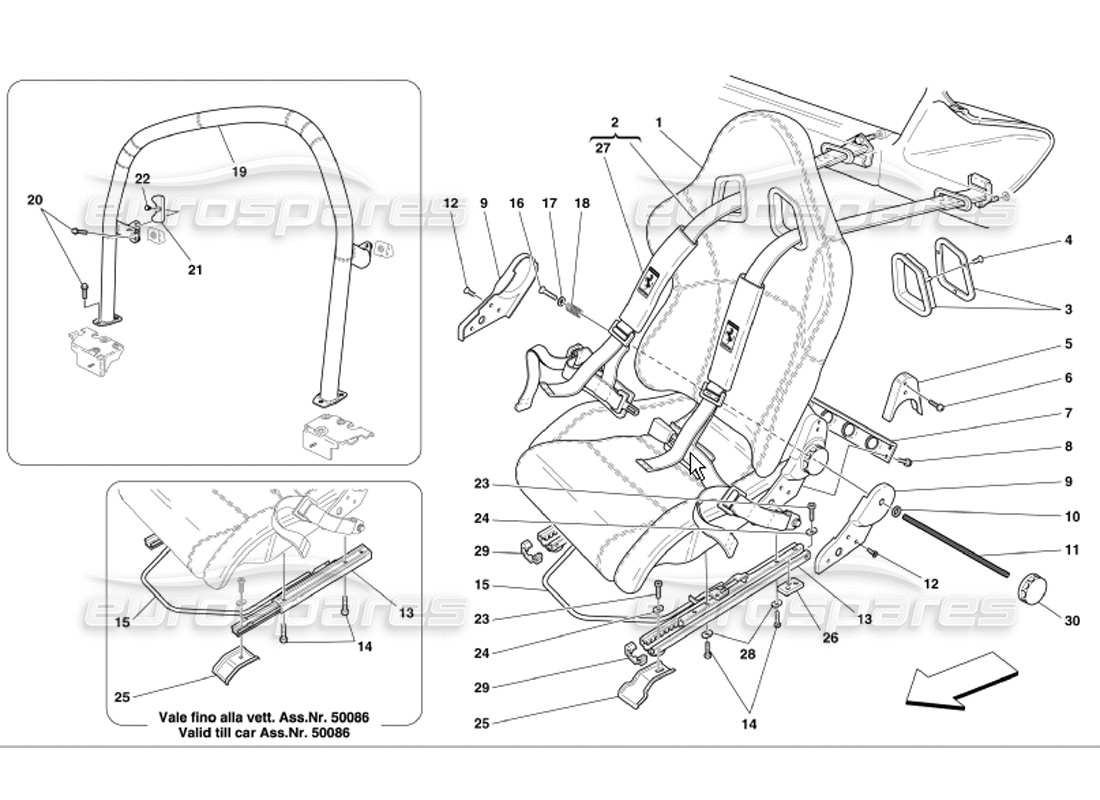 part diagram containing part number 66140802