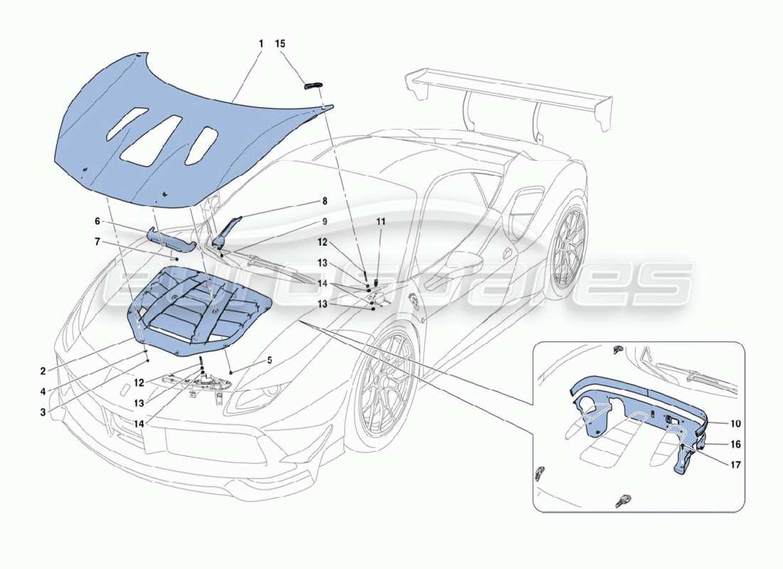 part diagram containing part number 88542200