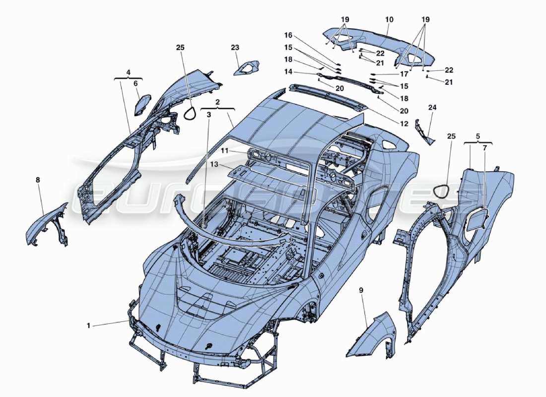 part diagram containing part number 88318411