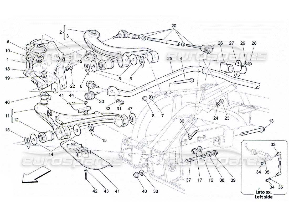 part diagram containing part number 208703