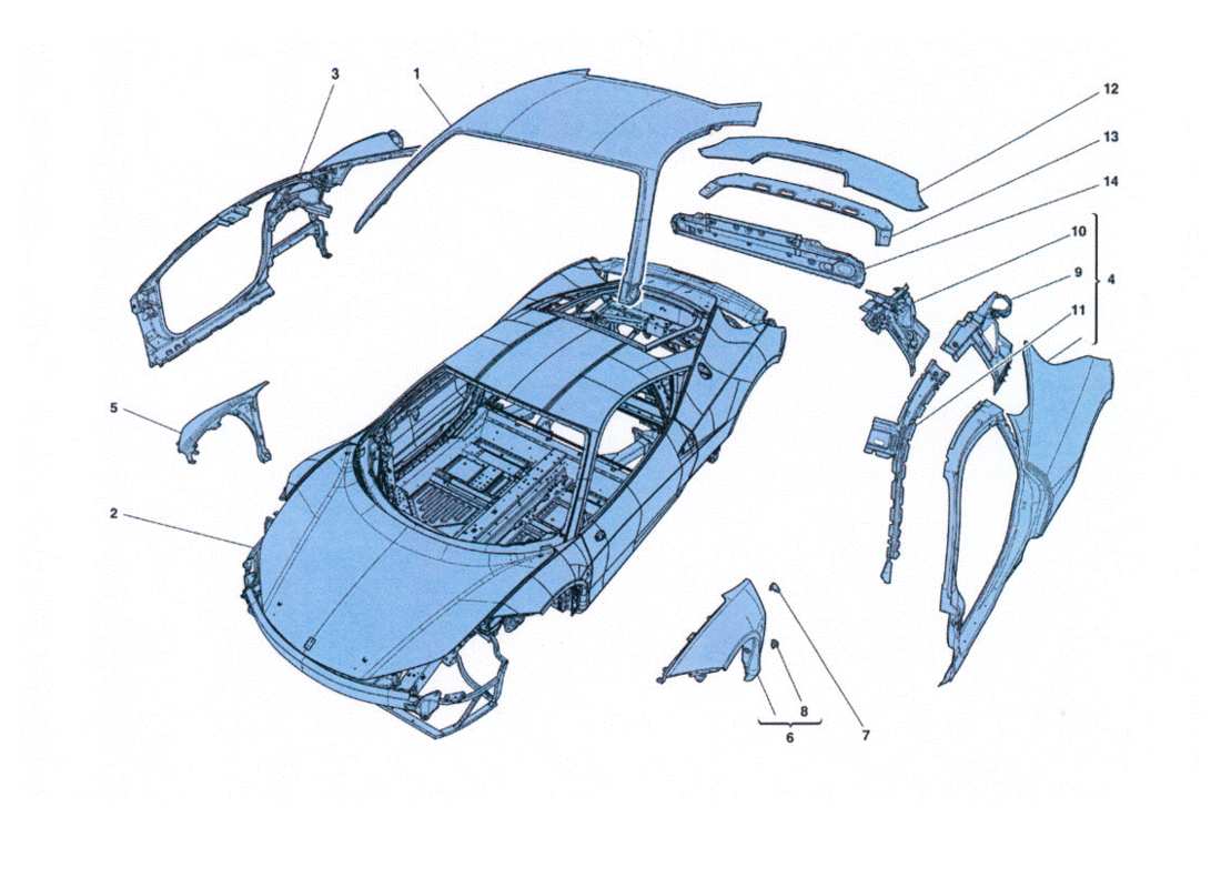 part diagram containing part number 83852600