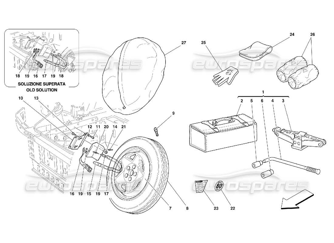 part diagram containing part number 63604600