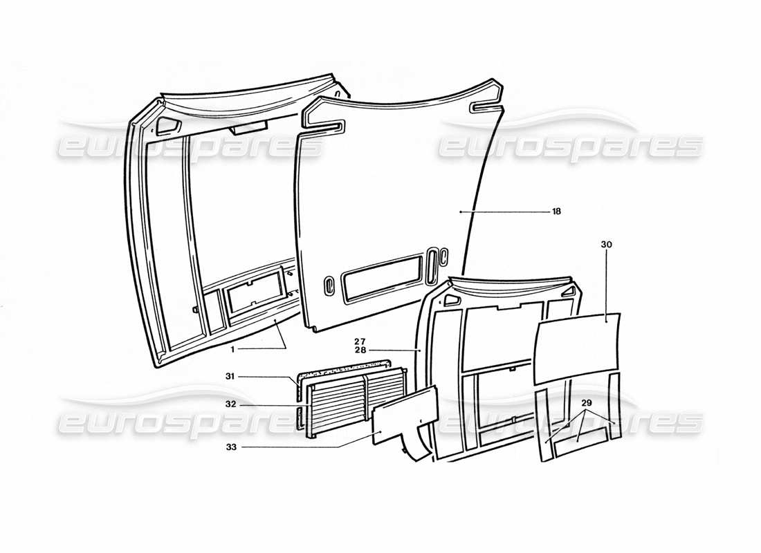 a part diagram from the ferrari 400 parts catalogue
