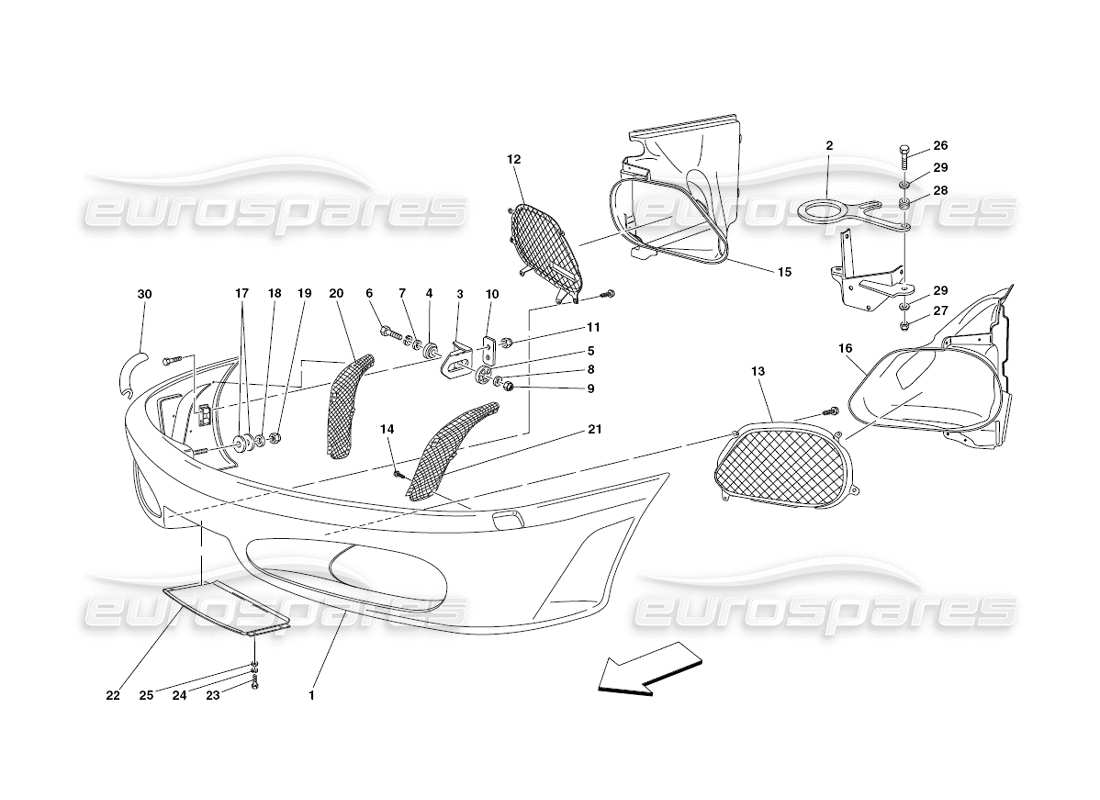 part diagram containing part number 69642100