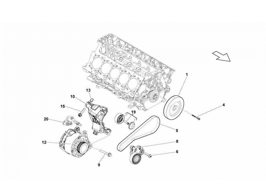 part diagram containing part number 07l903389b