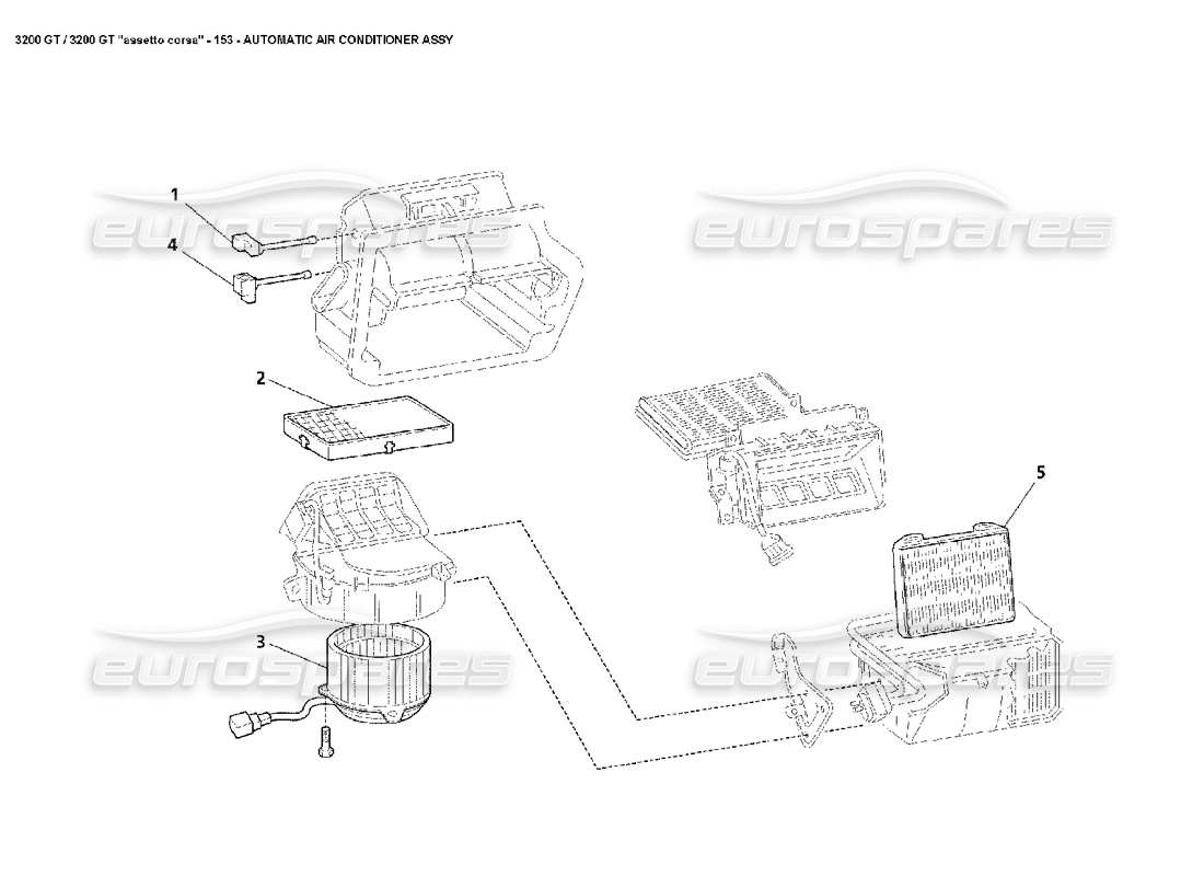 a part diagram from the maserati 3200 parts catalogue