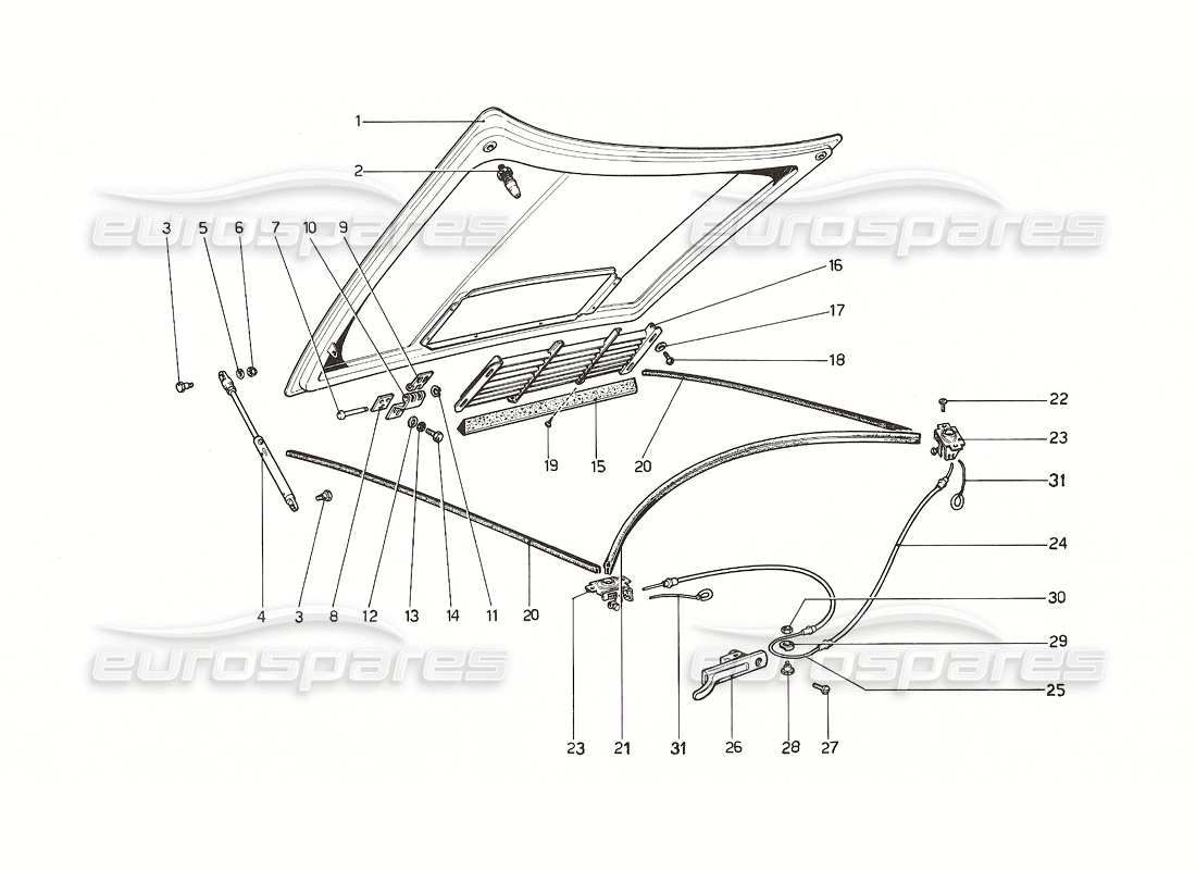 part diagram containing part number 40028706