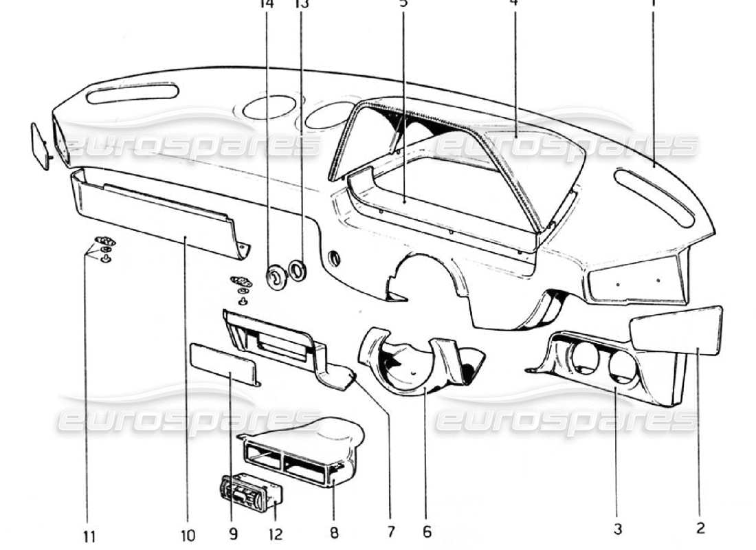 part diagram containing part number 60164009