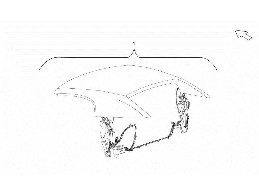 a part diagram from the lamborghini gallardo lp570-4s perform parts catalogue