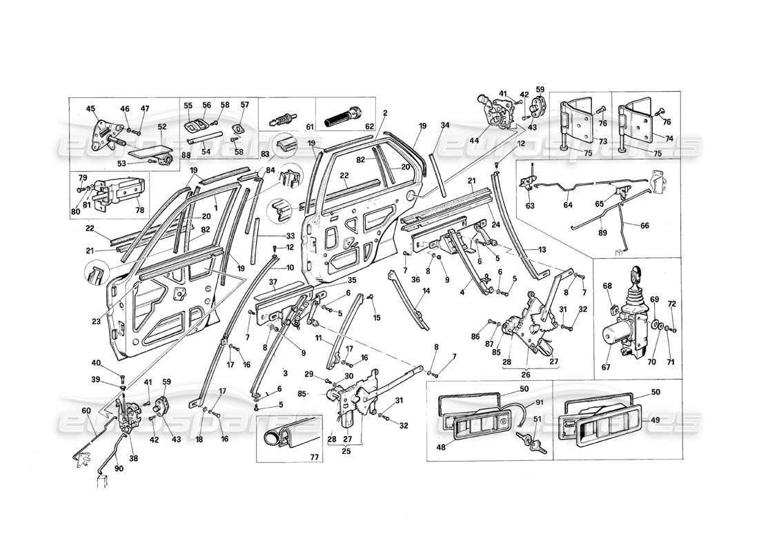 part diagram containing part number rde 61866