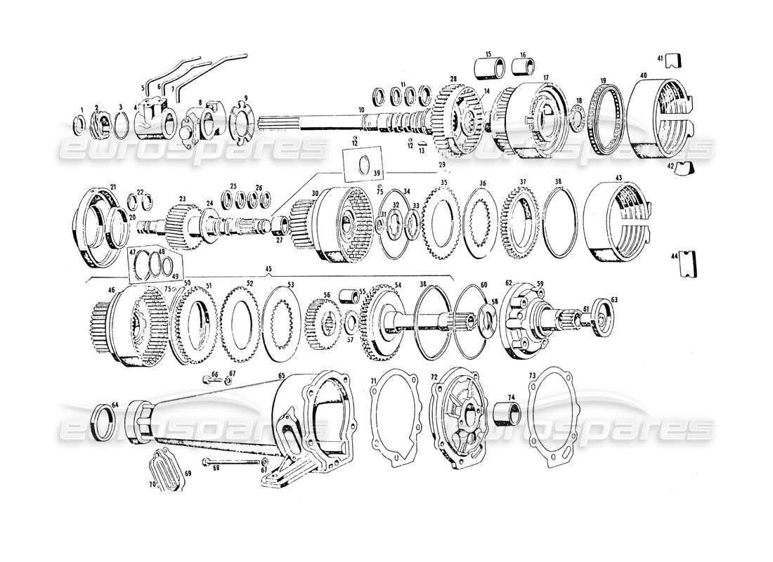 part diagram containing part number grl 72090