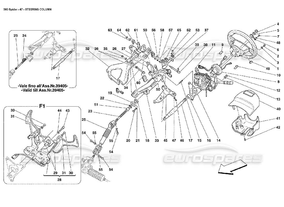 part diagram containing part number 66203900