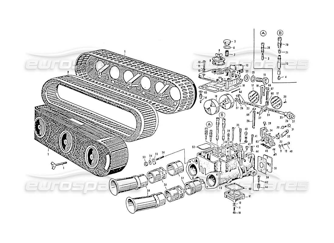 part diagram containing part number weber 4101