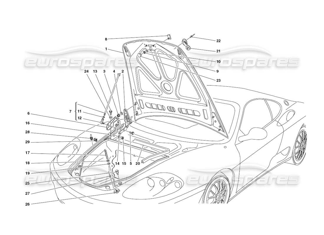 part diagram containing part number 66151200