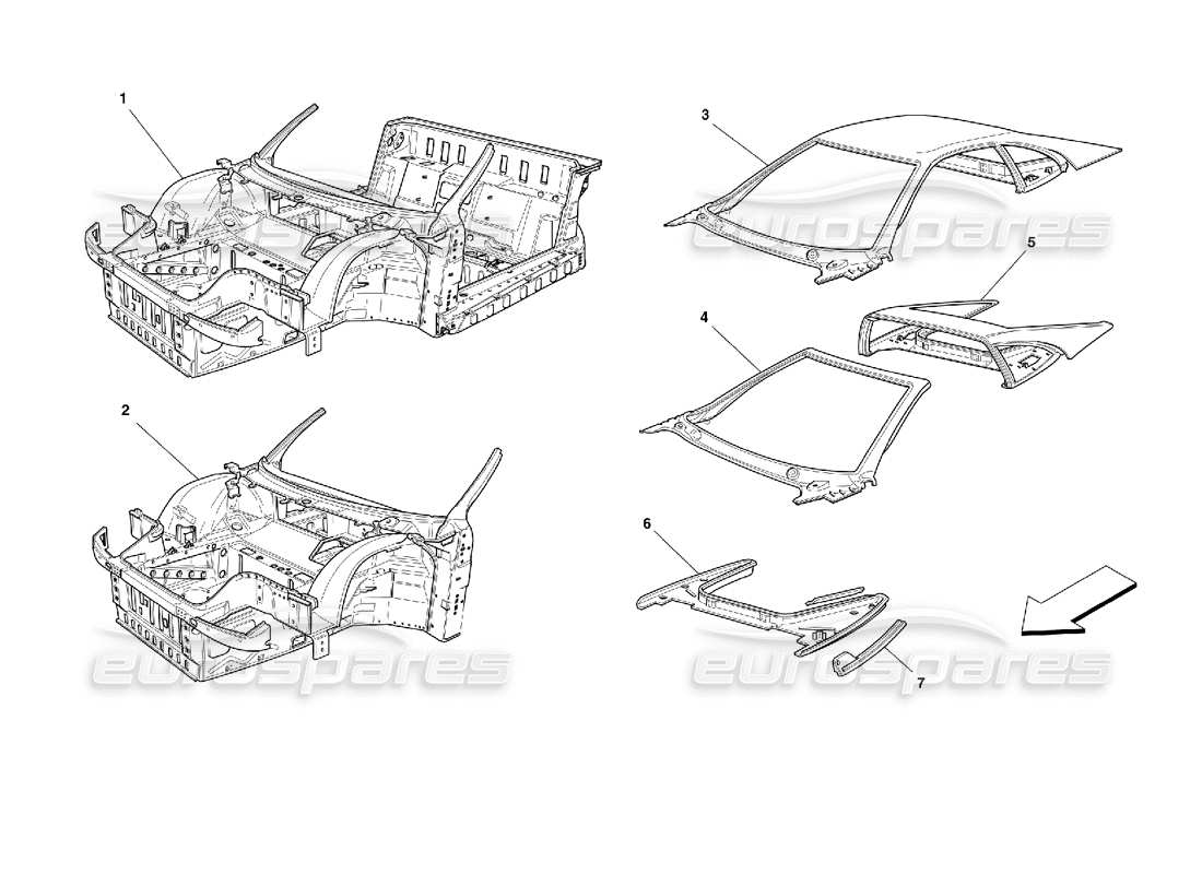 part diagram containing part number 64243600