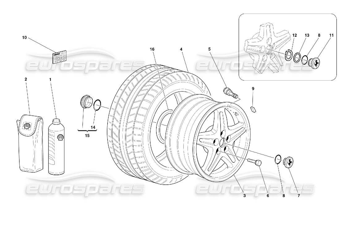 part diagram containing part number 165722