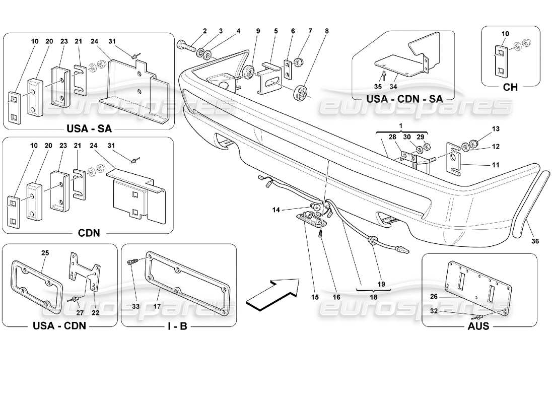 part diagram containing part number 64624700