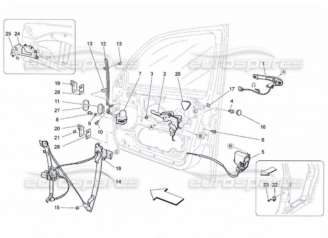 part diagram containing part number 67305000