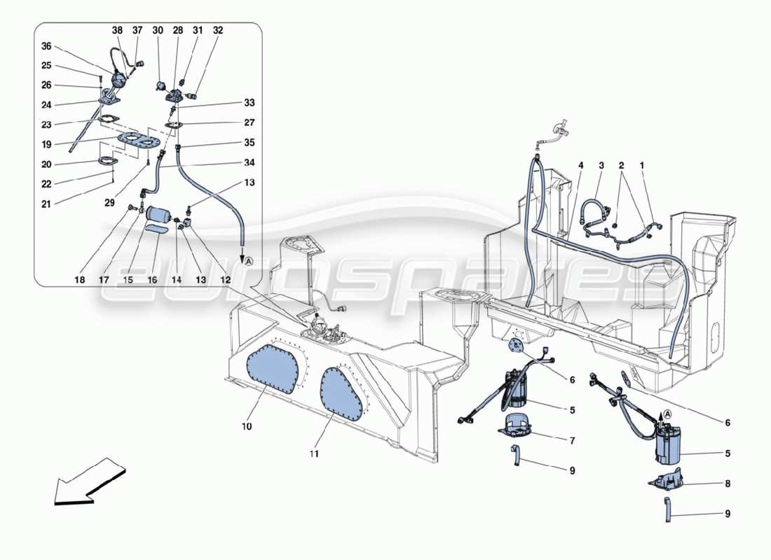 part diagram containing part number 268635