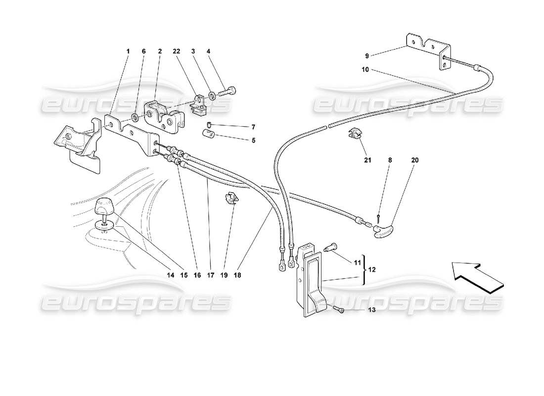 part diagram containing part number 62827700