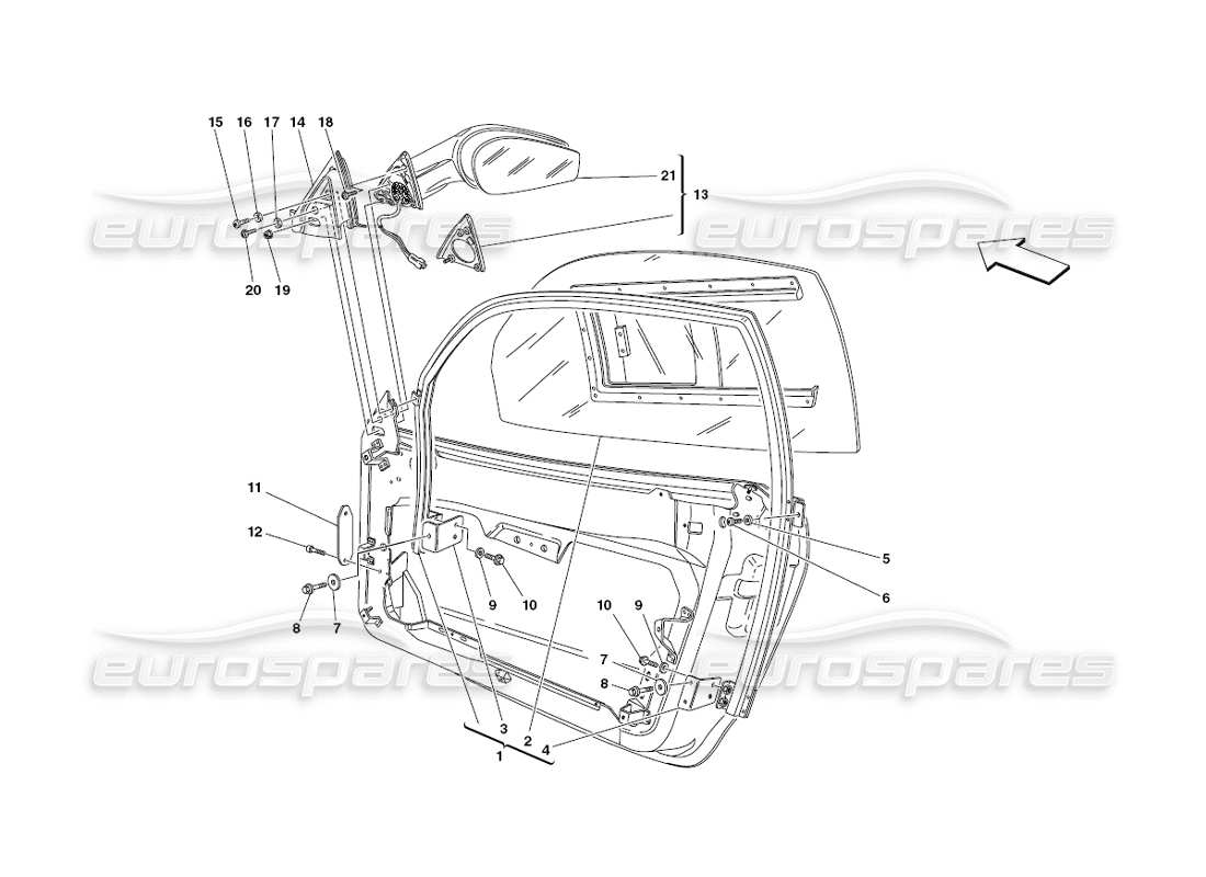 part diagram containing part number 69338110