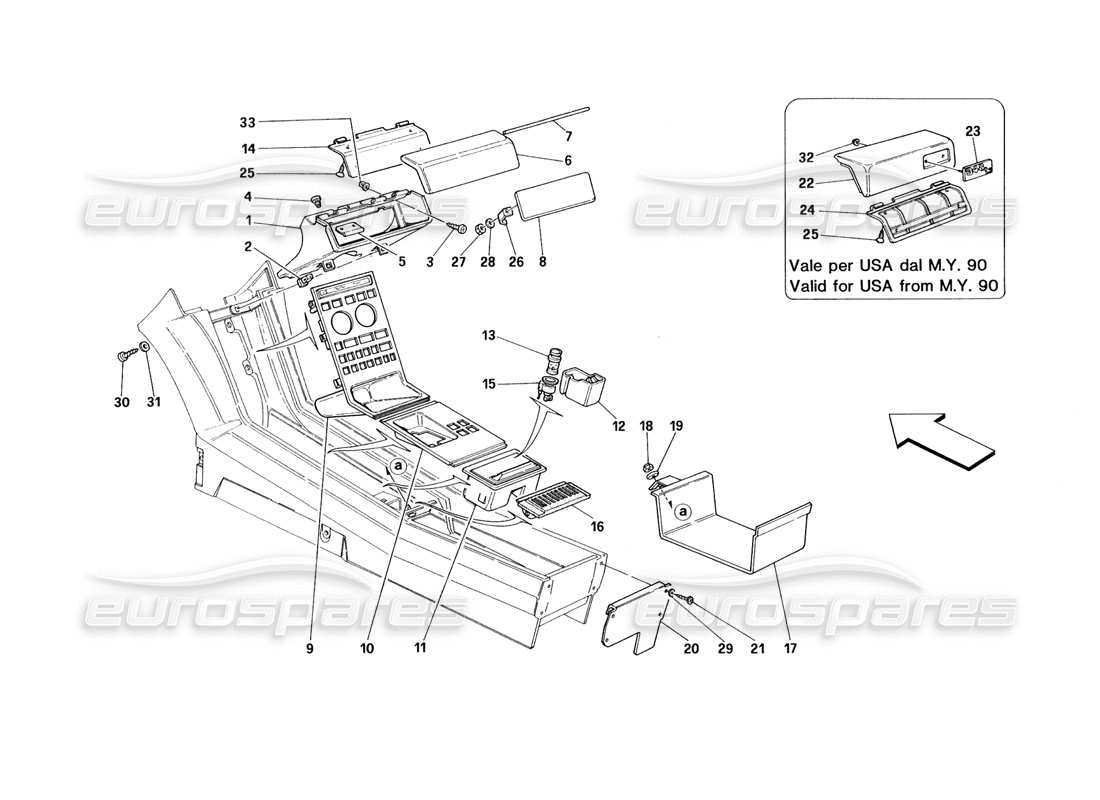 part diagram containing part number 62990000