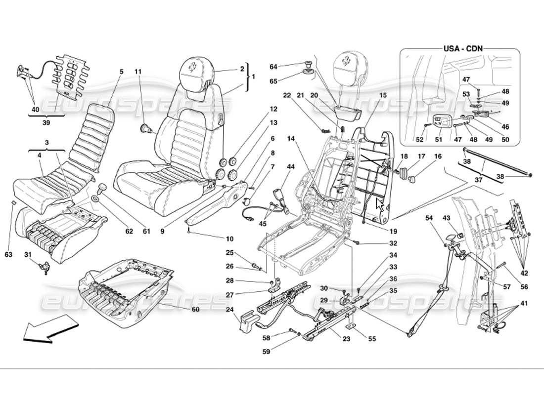 part diagram containing part number 66482000