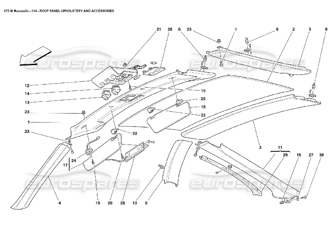 part diagram containing part number 645927..