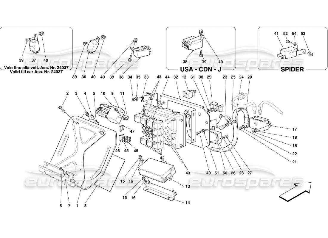 part diagram containing part number 15687970