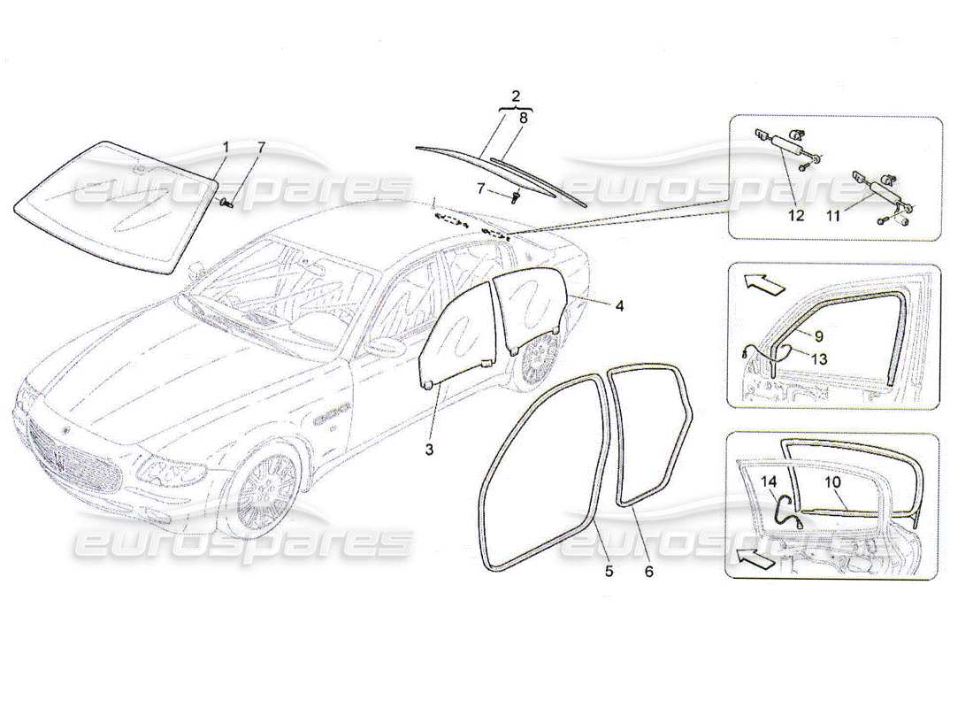 part diagram containing part number 81457100
