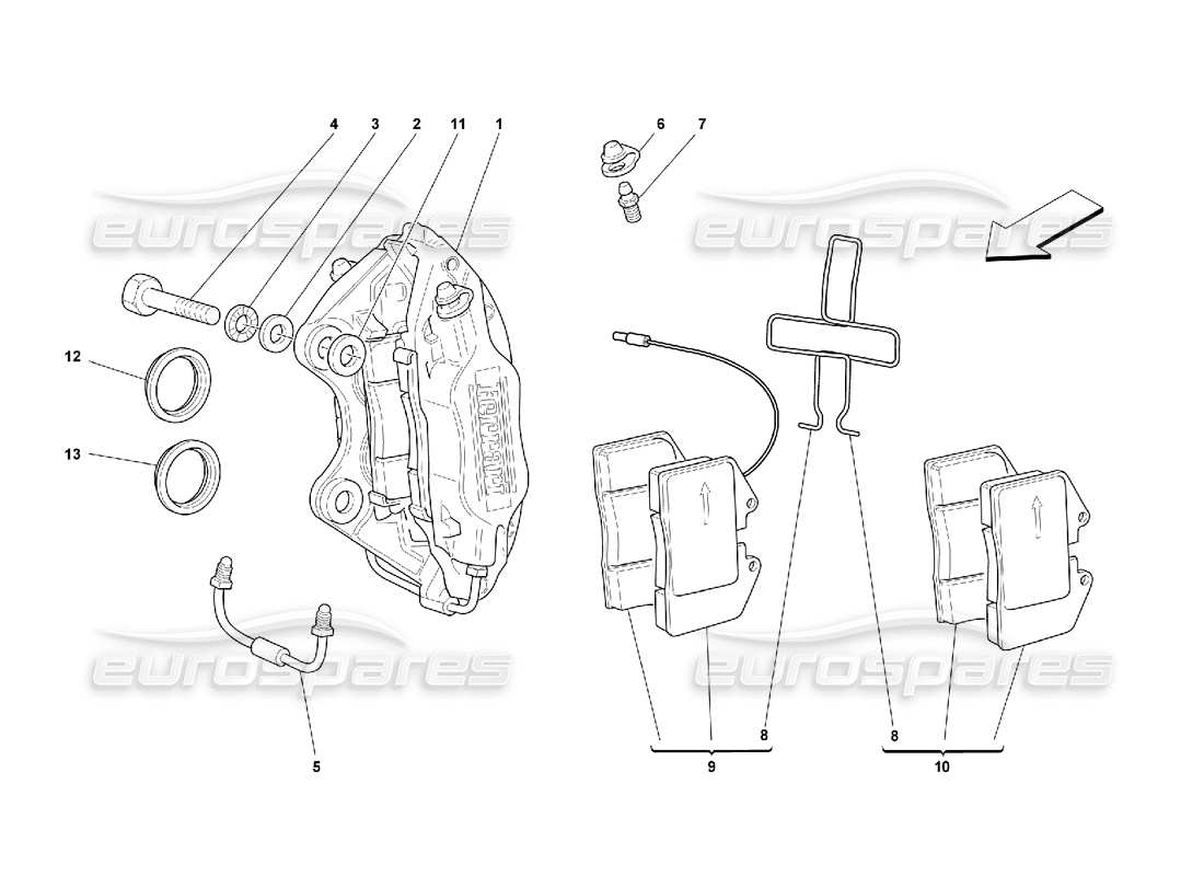 part diagram containing part number 169825